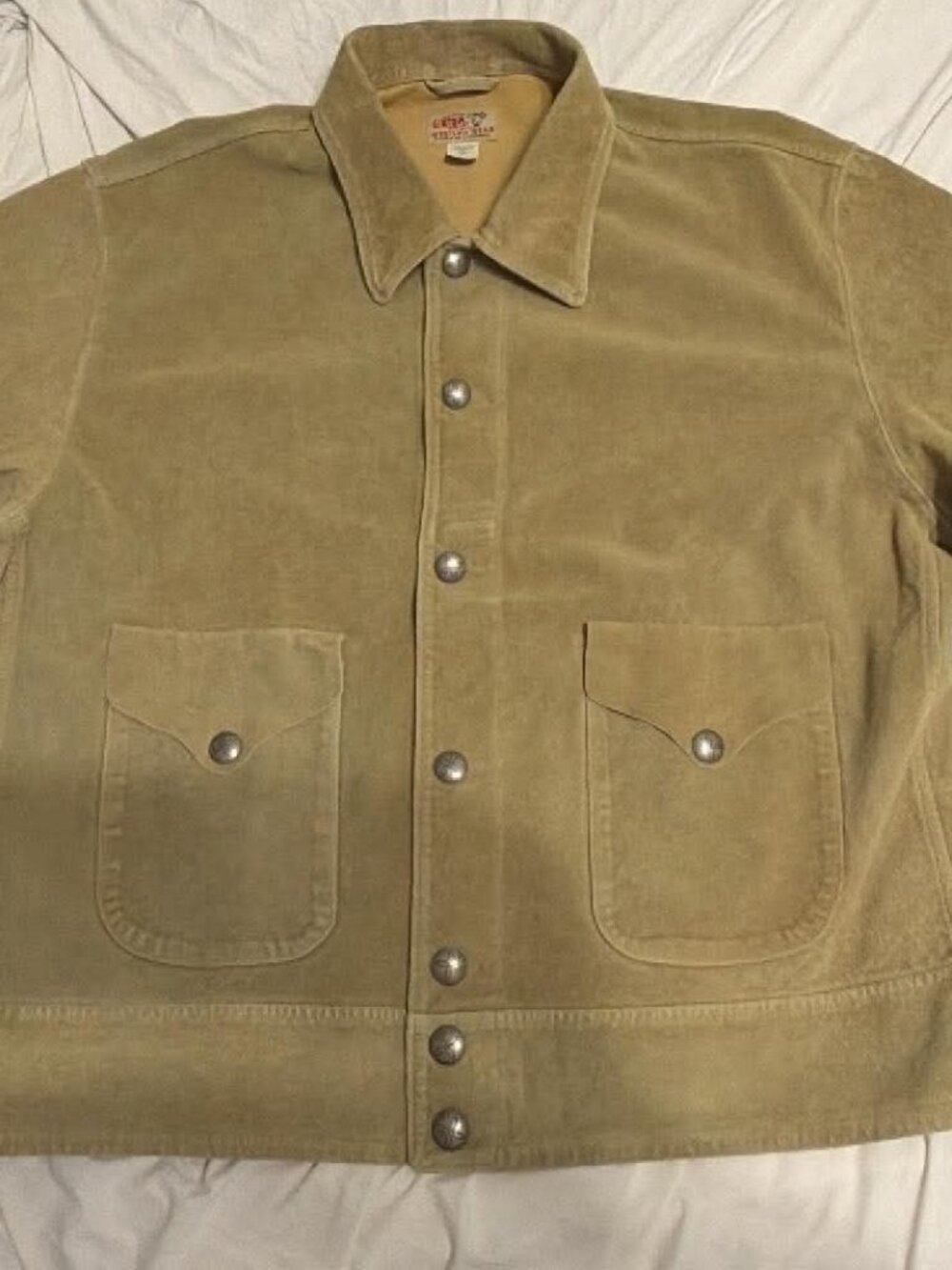 RRL Double RL new with tags Roughout Suede Jacket size 2XL XXL Rare size